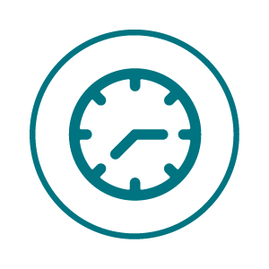 Icon of a clock
