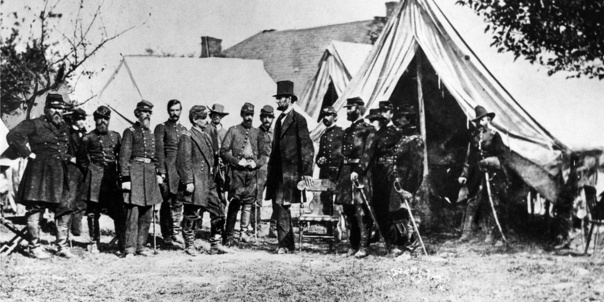 abraham lincoln at antietam